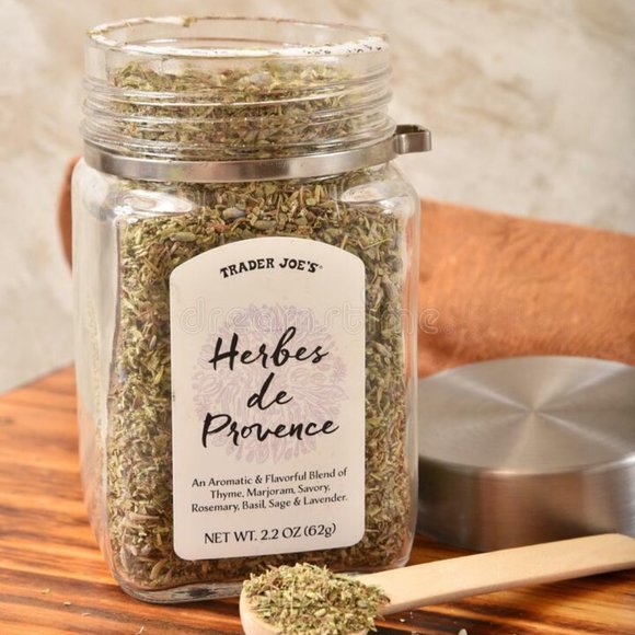 Trader Joes Herbs de Provence Seasoning - Thyme Marjoram Basil New in Sealed Jar - Picture 1 of 4